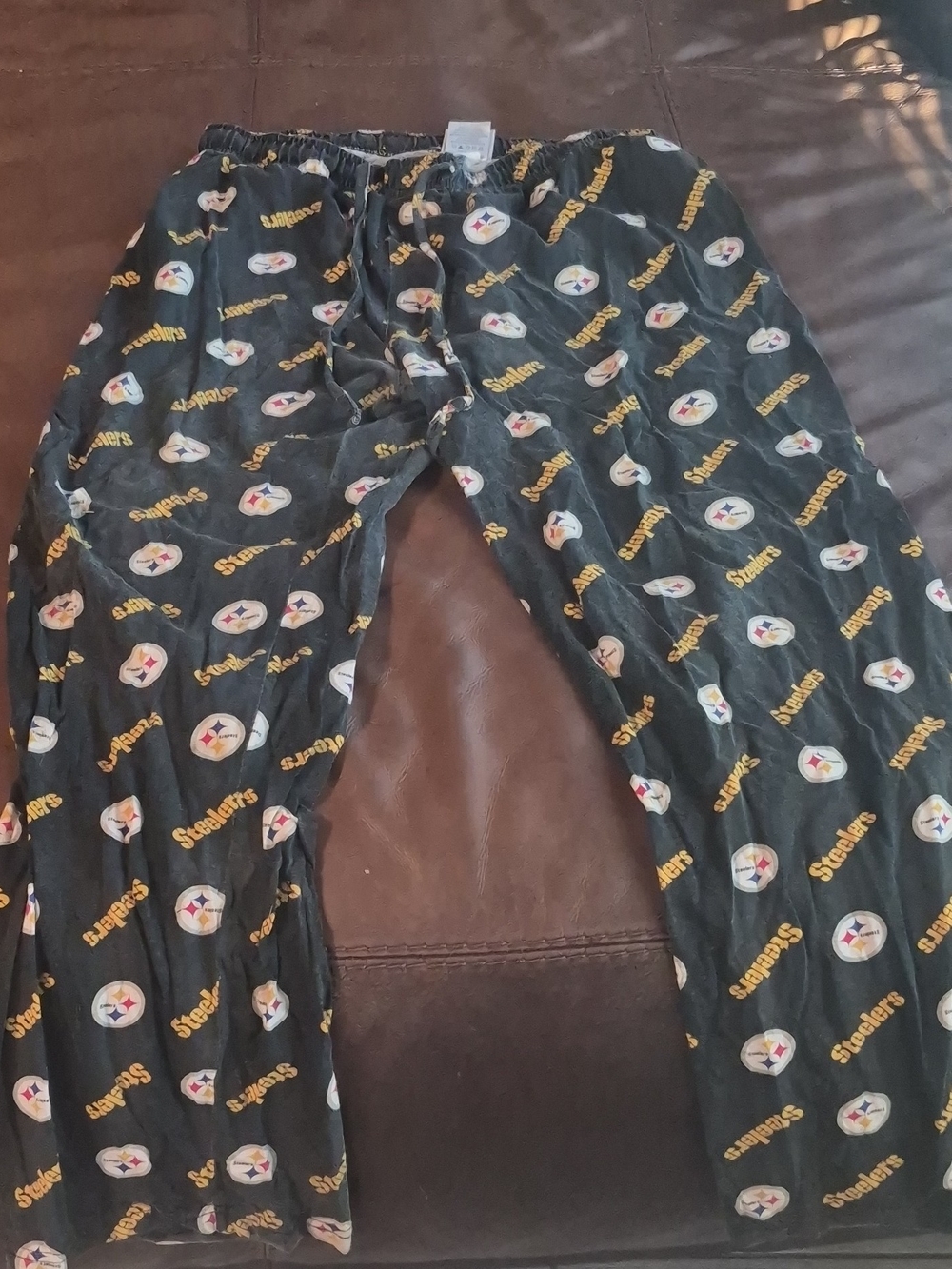 NFL Pittsburgh Steelers Black & Gold Men's Fleece Joggers